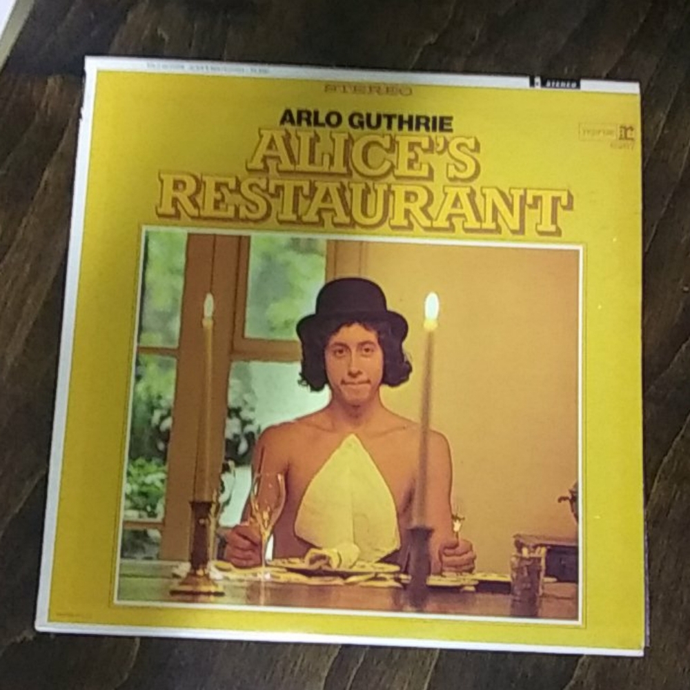 Arlo Guthrie "Alice's Restaurant" vinyl record